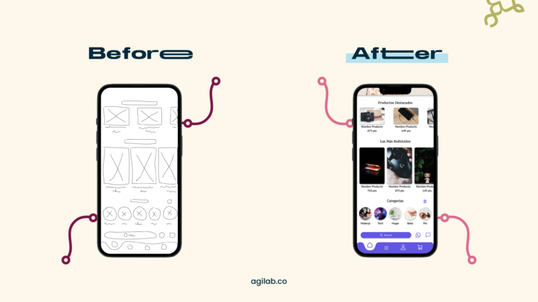 App Design - Before After